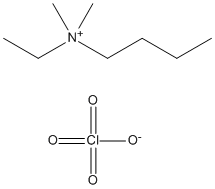 Molecular Structure of 138998-30-8 (1-Butanaminium, N-ethyl-N,N-dimethyl-, perchlorate)